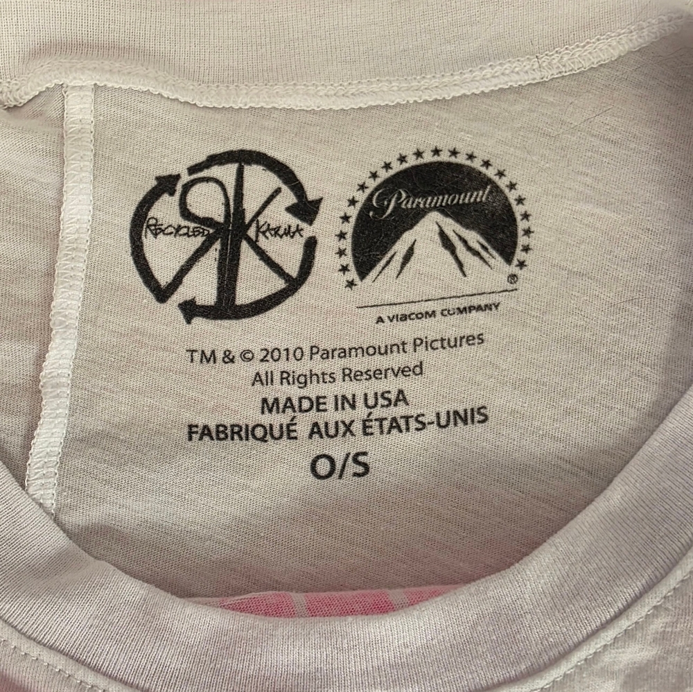 Clueless Graphic Oversized Paramount Pictures Brand White T-Shirt 90's retro - Picture 3 of 6